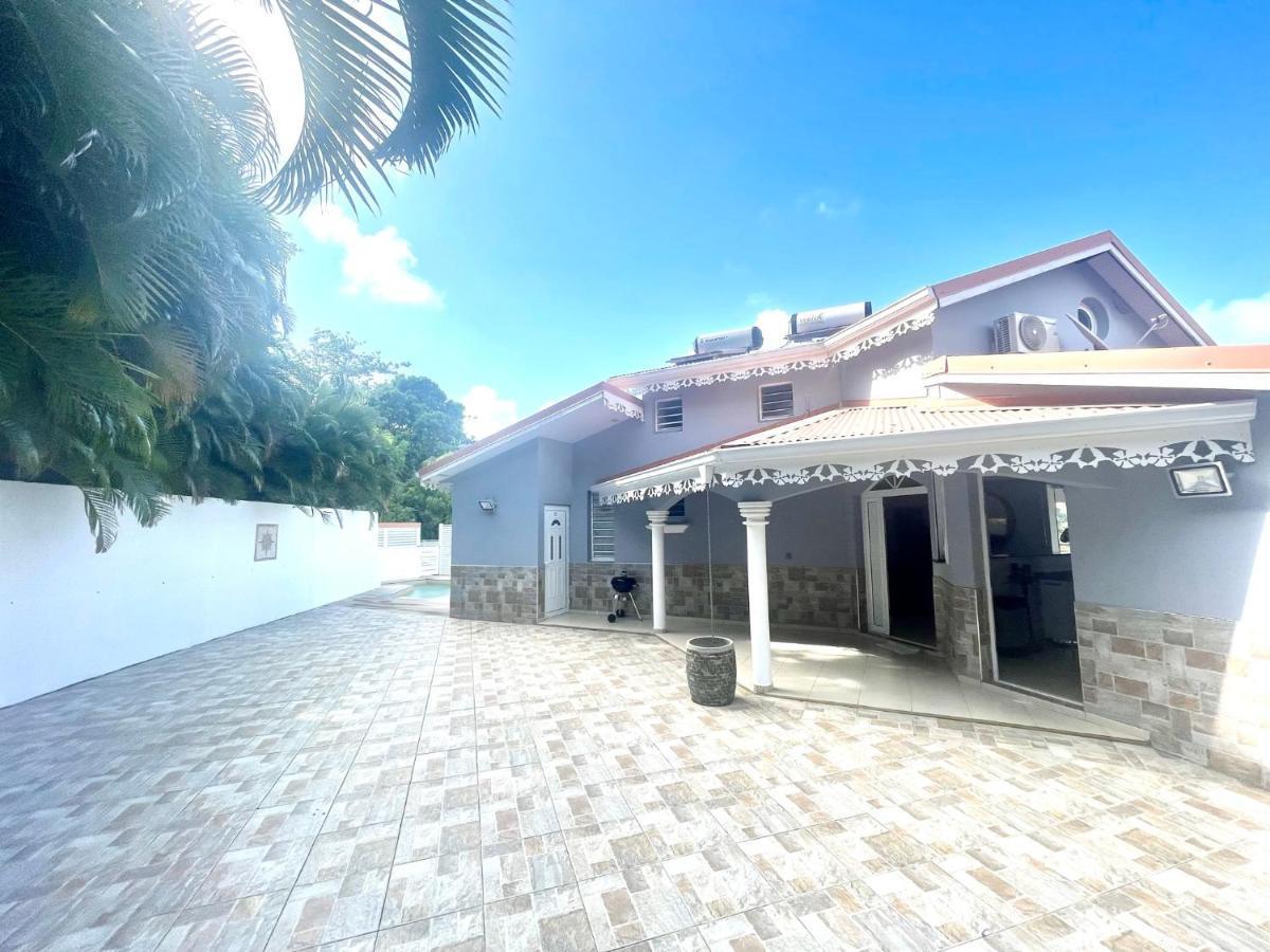 Les Appart Villa Sunbay Caraibes Avec Piscine Privative Vue Mer Et Montagne Le François Dış mekan fotoğraf