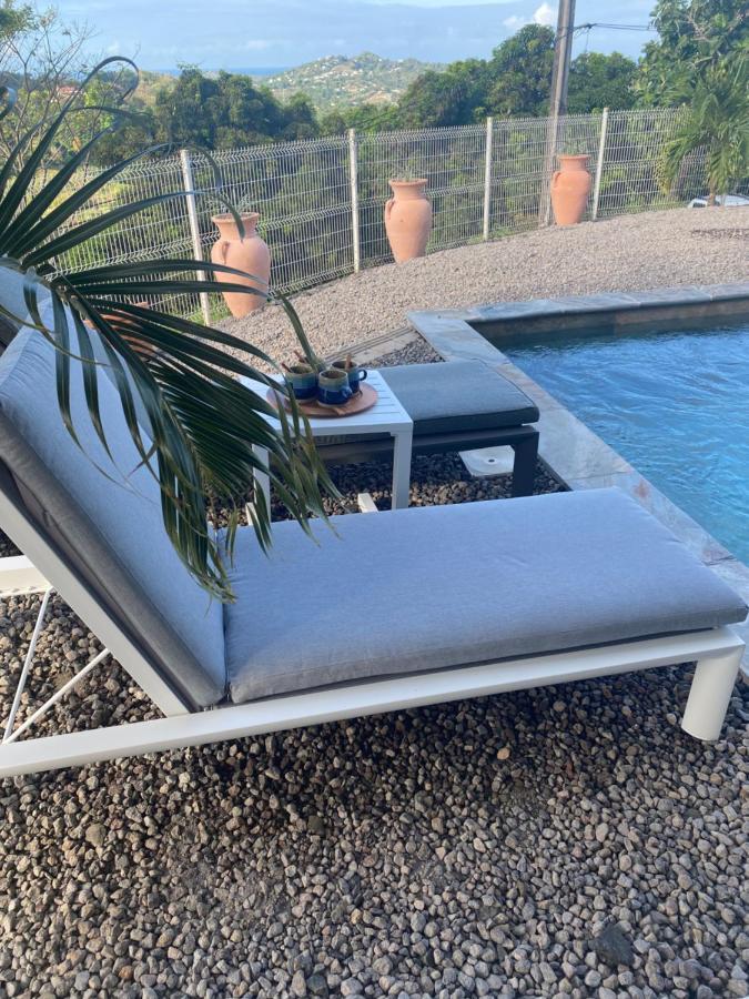 Les Appart Villa Sunbay Caraibes Avec Piscine Privative Vue Mer Et Montagne Le François Dış mekan fotoğraf
