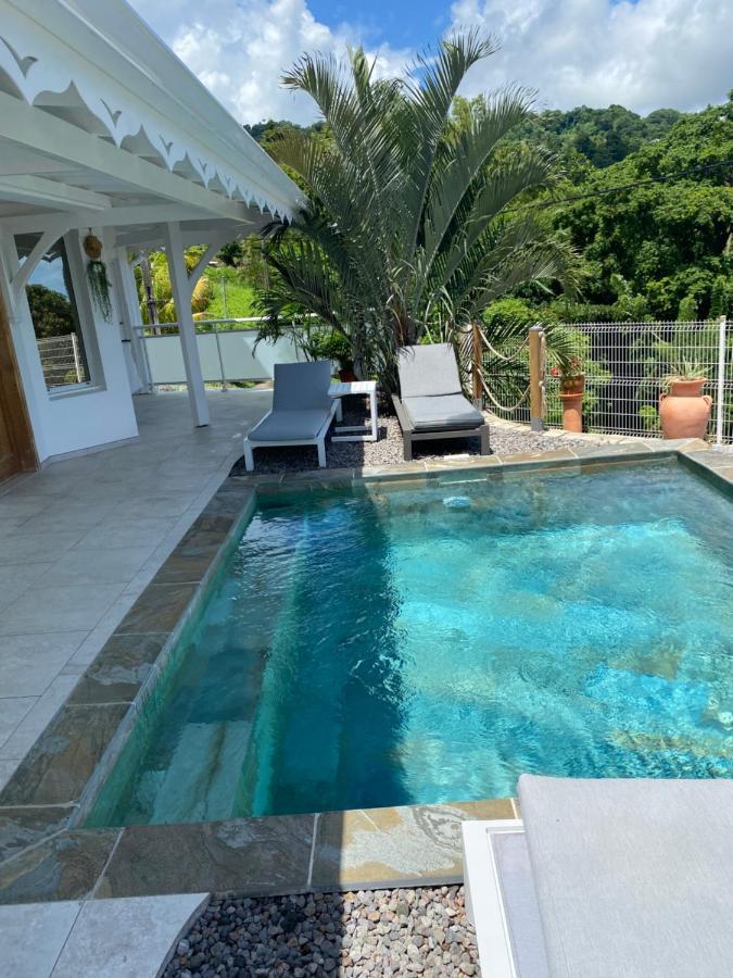 Les Appart Villa Sunbay Caraibes Avec Piscine Privative Vue Mer Et Montagne Le François Dış mekan fotoğraf