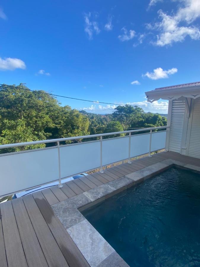 Les Appart Villa Sunbay Caraibes Avec Piscine Privative Vue Mer Et Montagne Le François Dış mekan fotoğraf