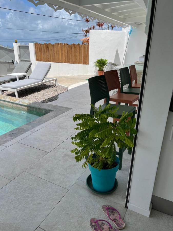 Les Appart Villa Sunbay Caraibes Avec Piscine Privative Vue Mer Et Montagne Le François Dış mekan fotoğraf