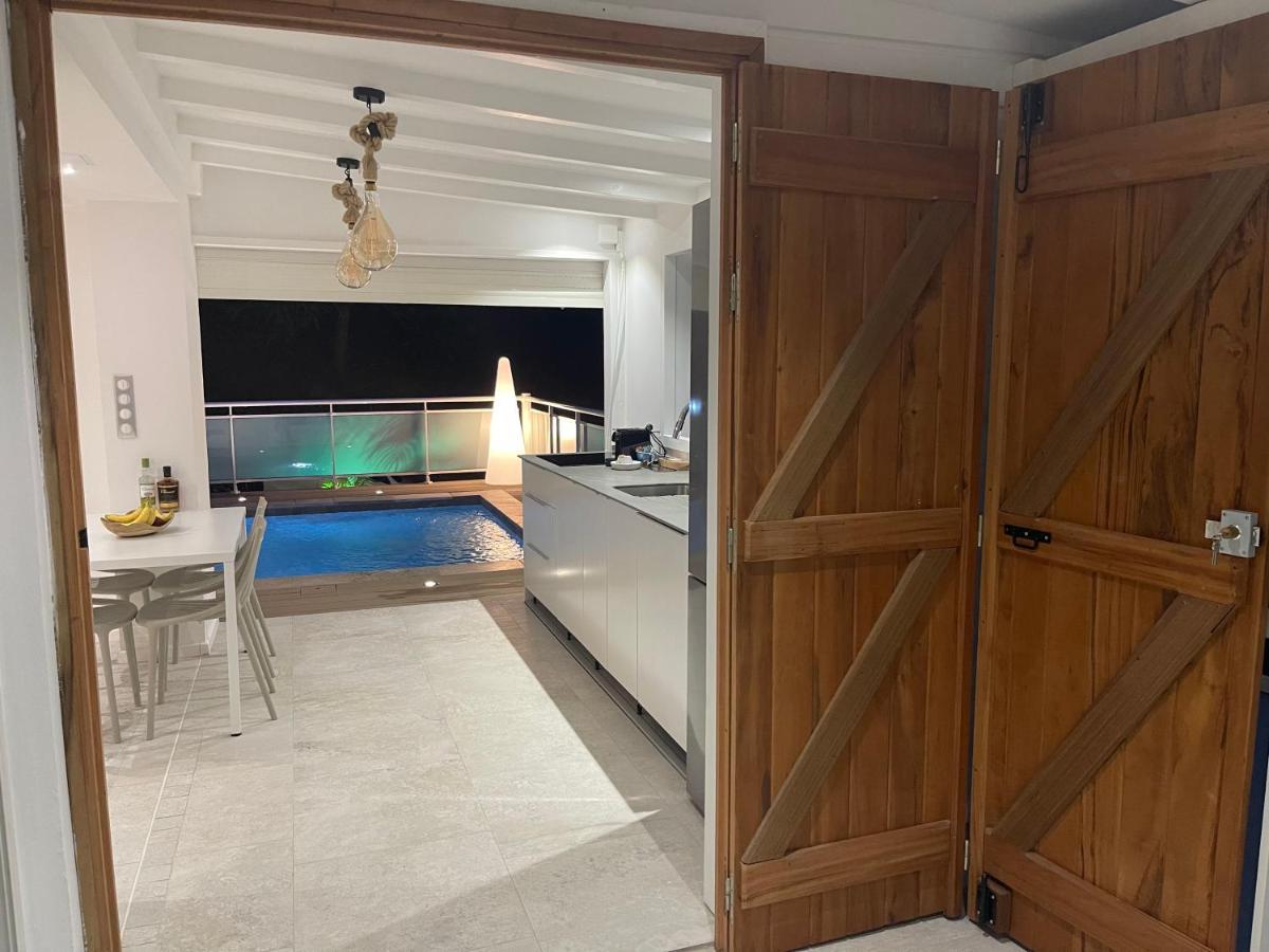 Les Appart Villa Sunbay Caraibes Avec Piscine Privative Vue Mer Et Montagne Le François Dış mekan fotoğraf